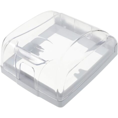 Copertura per campanello impermeabile trasparente per esterno, copertura antipioggia per campanello senza fili, accessorio adesivo resistente alle intemperie, per casa e ufficio