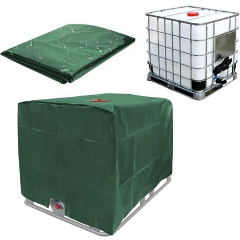 Copertura per cisterna IBC da 1000 l (verde, 120 × 100 × 116)