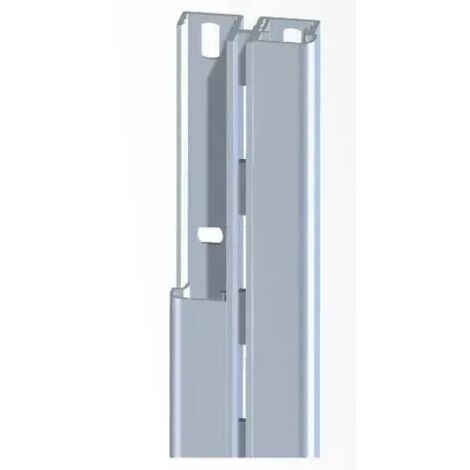 COPERTURA PER CREMAGLIERA PROAL mod.E 0010A/ 2531 mm ARGENTO