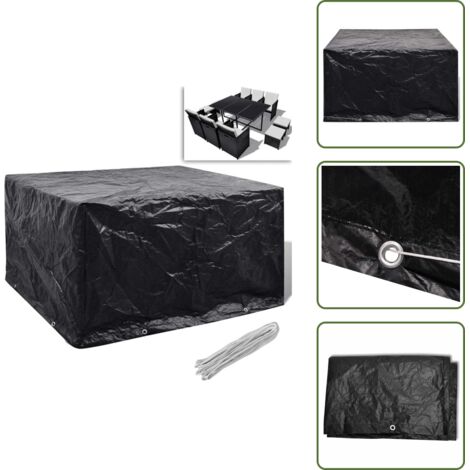 Copertura per esterno - vidaXL Copertura per Mobili da Giardino con 8 Occhielli 172x113x73 cm - Protezione da pioggia