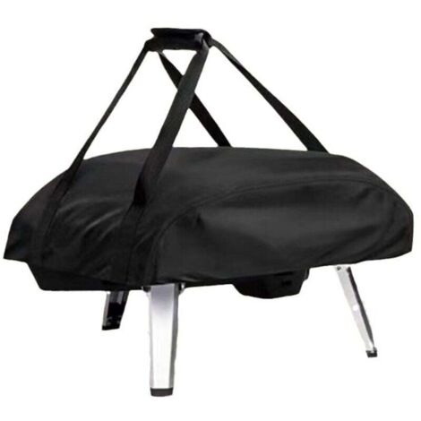 Copertura per forno per pizza per Ooni Koda 12, impermeabile, resistente alle intemperie, borsa per il trasporto, tessuto Oxford, nero, 63 x 41 x 16