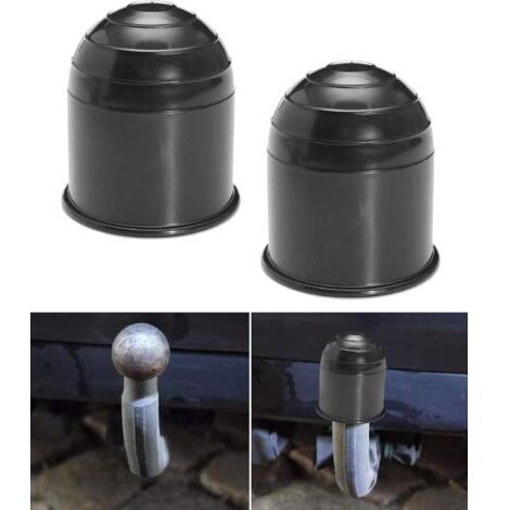 Copertura per gancio di traino, copertura per sfera di traino, protezione per sfera di traino, protezione per sfera di traino, cappuccio protettivo in gomma, adatto per auto e caravan.