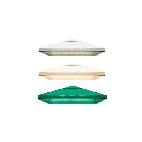 COPERTURA PER GAZEBO  mt.3x3xcm.20h.  colore verde    VETTE