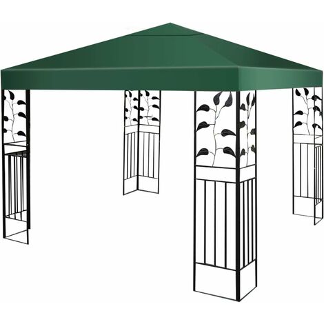 COSTWAY Tetto di Ricambio per Gazebo da Giardino Copertura di Ricambio Gazebo 3 x 3 m Vino Rosso