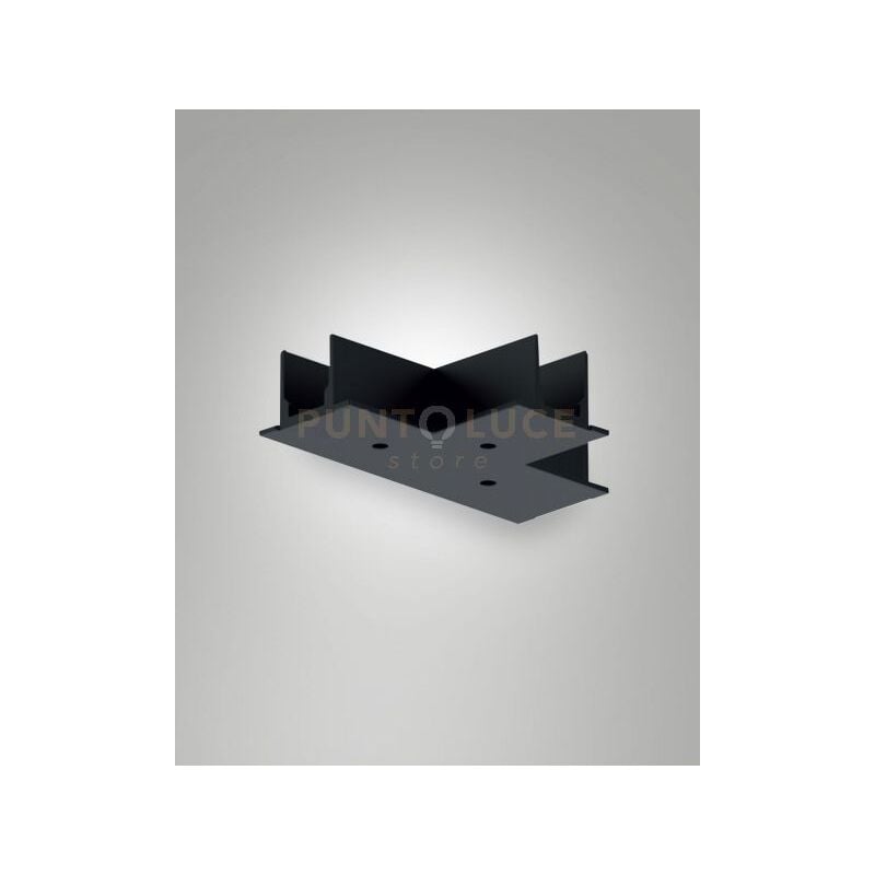 Image of Copertura per giunto a 't' nera sistema binario track incasso