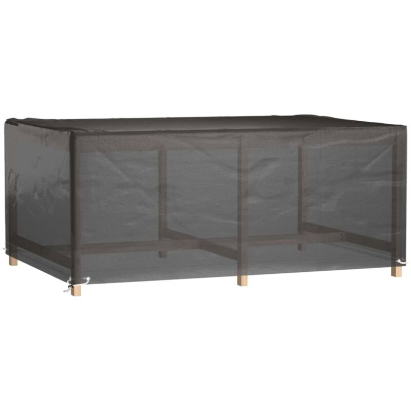 Copertura Mobili Giardino 8 Occhielli 180x122x75cm Rettangolare Vidaxl
