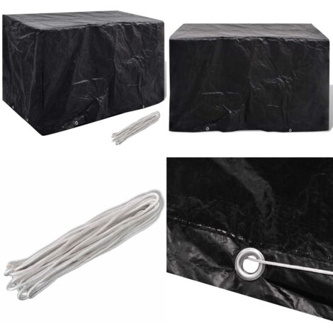 Copertura per Mobili da Giardino con 8 Occhielli 140x70x90 cm - Protezione per mobili da giardino - Telo per mobili da giardino