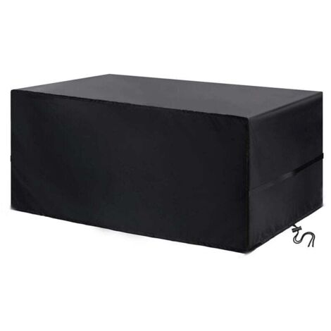 Copertura per mobili da giardino, copertura protettiva per mobili, impermeabile, resistente ai raggi UV, rettangolare, tessuto Oxford 210D 315x180x74CM