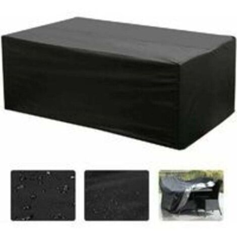 Copertura per mobili da giardino rettangolare Oxford, protezione UV (213 x 132 x 74 cm)