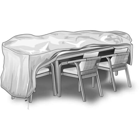 copertura per mobili da giardino verdemax "special" in poliestere, 110x240x80 cm