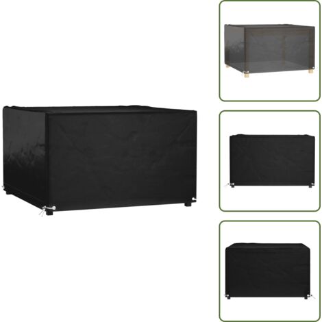 Copertura per mobili da giardino - vidaXL Copertura Mobili da Giardino 8 Occhielli 125x125x75cm Quadrata - Telo in polietilene