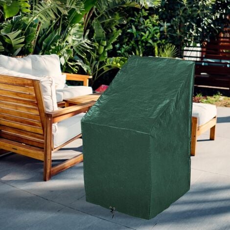 BRIXO Copertura per poltrona con braccioli 89x76x107 cm – PVC verde con elastico – GDLC