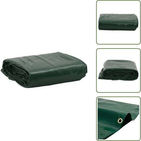 Copertura per rimorchi - vidaXL Telone Verde 1,5x2,5 m 650 g/m² - Copertura per camioncino