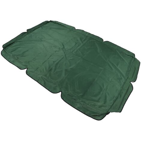 Copertura per sedia impermeabile di ricambio per tettoia per altalena, in tessuto Oxford rivestito in argento, per balcone da giardino esterno, colore verde scuro