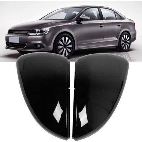 Copertura per specchietto retrovisore laterale SJLERST nera lucida per VW Golf MK7 2014+