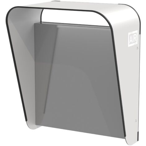 Copertura per Stazioni di Carica Auto Elettriche 50x67x30 cm in Alluminio Wallbox Cover Plus Bianco/Silver