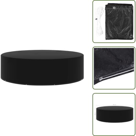 Copertura per tavoli da giardino - vidaXL Copertura per Mobili da Giardino con 10 Occhielli 205x90 cm - Copertura in polietilene