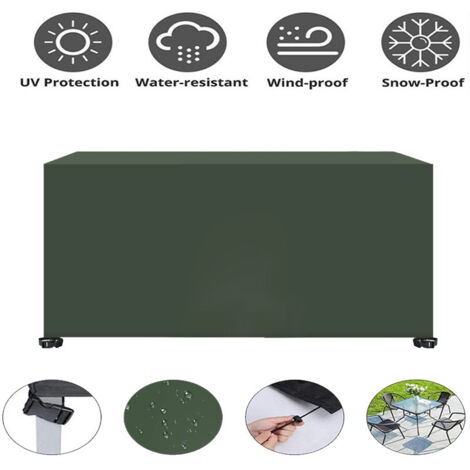 Copertura per tavolo da esterno da 242162100 cm, impermeabile, protezione UV, durevole, più ver