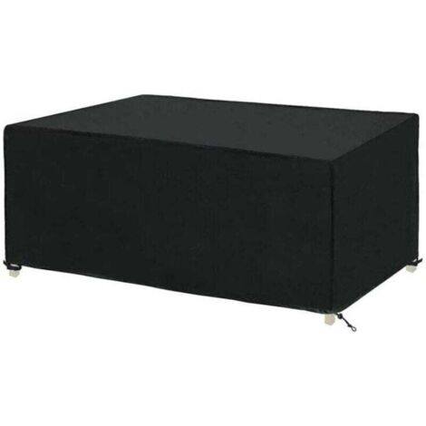 Copertura per tavolo da giardino rettangolare, copertura protettiva impermeabile per mobili da giardino, copertura protettiva per set da giardino, telone impermeabile, tessuto Oxford (170 x 94 x 70 cm