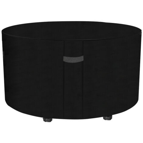 UGREAT Copertura per tavolo da giardino rotonda Impermeabile anti-UV Oxford Robusta protezione per tavolo da esterno 120 75 cm