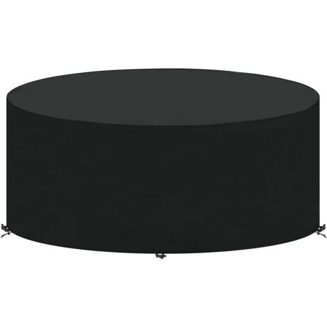 Copertura per tavolo da giardino rotondo, copertura per mobili da giardino, copertura impermeabile per tavolo da giardino, copertura protettiva per mobili da giardino rotondi, 204x60 cm