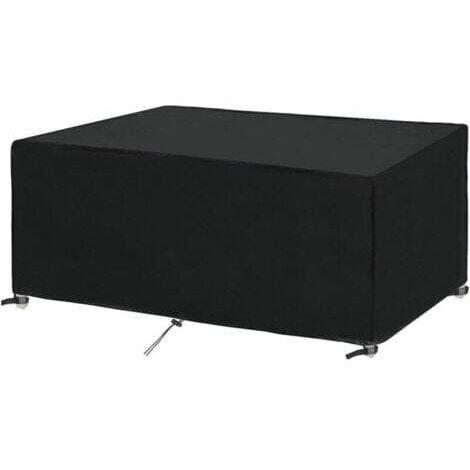 Copertura Impermeabile Per Tavolo Ping Pong Hitasche - 165x70x185cm, Nero, Oxford, Con Occhielli