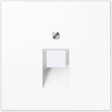 Copertura per telefono o presa dati RJ11-RJ45 BIANCO JUNG LS 969-1 UA WW