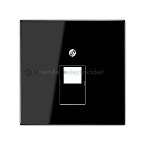 Copertura per telefono o presa dati RJ11-RJ45 BLACK JUNG LS 969-1 UA SW
