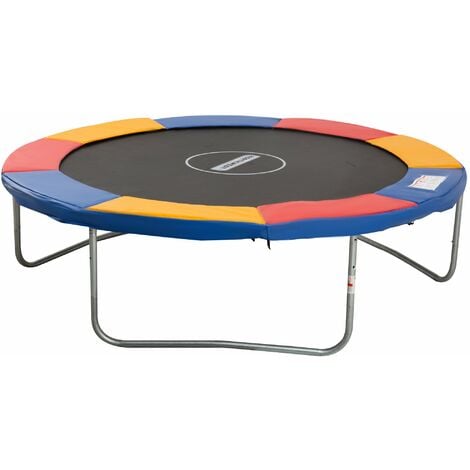 Copertura per Trampolino Elastico in PVC Rosso Blu Giallo Ø305 cm
