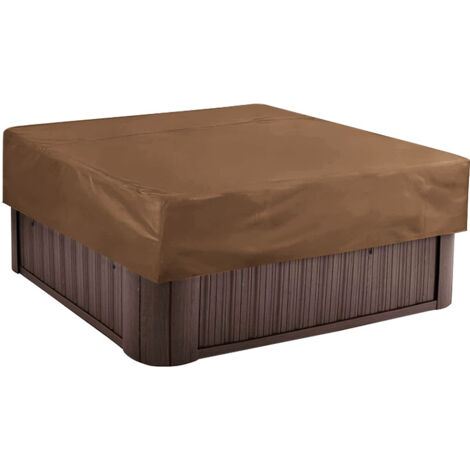 Copertura per vasca idromassaggio da giardino, tessuto Oxford, impermeabile, antipolvere e anti-UV, per vasca idromassaggio da esterno (220  220  30 cm)