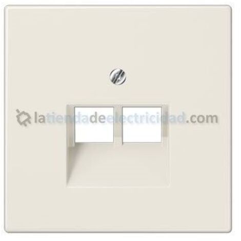 Copertura presa Jung ls 969-2 ua RJ 45 termoplastica
