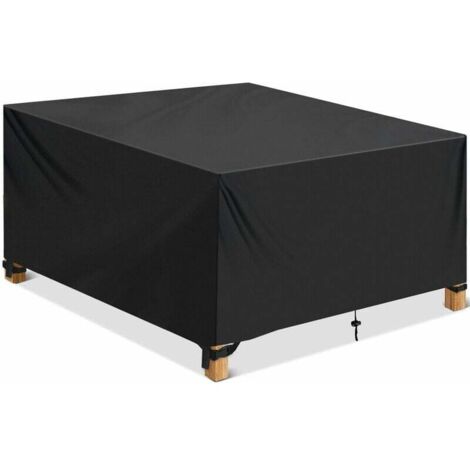 Copertura Protettiva Impermeabile per Mobili da Giardino 420D 150x150x75cm, Copertura per Mobili da Giardino, Tessuto Oxford Resistente ai Raggi UV per Tavolo, Sedia, Divano