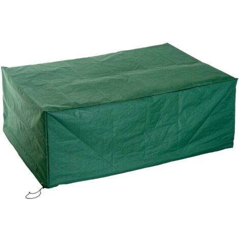 Copertura protettiva impermeabile per mobili da giardino rettangolari 210L x 140W x 80H cm verde