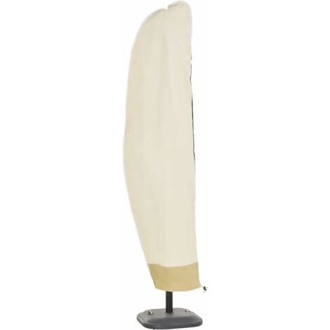 Telo Copertura Per Ombrellone Da Giradino 57x160 Cm In Tessuto Oxford Cachi 87582168
