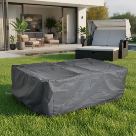Copertura Per Mobili Giardino 420D - Impermeabile E UV - 220x80x80cm - Con Cinghie Antivento - Foto 8