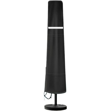 Copertura protettiva per ombrellone da giardino, tessuto resistente ai raggi UV con cerniera per patio, piscina ed eventi (190x30x50 cm)
