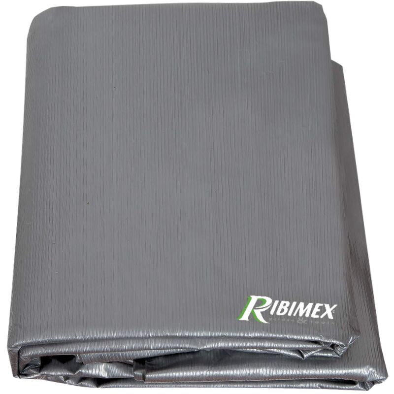 Ribimex - PRH09190X70G Copertura Rettangolare per Barbecue 90x70x70h, Grigio Antracite, 90 x 70 x 70 cm