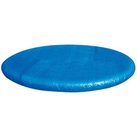 Copertura rotonda per piscina, copertura pieghevole impermeabile antipolvere con coulisse per cortile, esterno, giardino, casa (diametro 244 cm)
