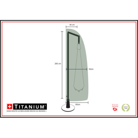 Copertura TITANIUM® per ombrellone a braccio