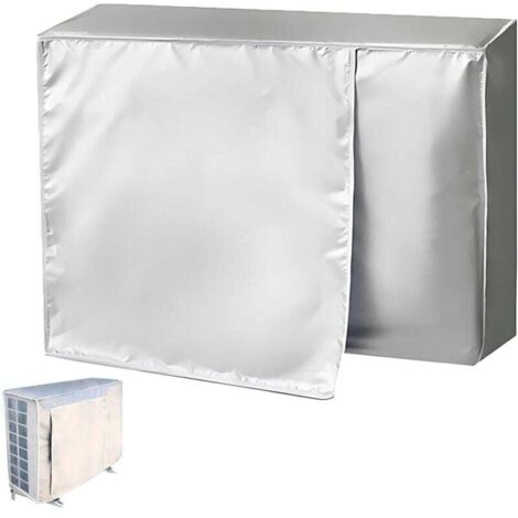 Coperture per condizionatori d'aria per l'inverno, copertura per condizionatori d'aria da esterno, antipolvere e antineve, protezione da pioggia e sole, tessuto Oxford, per unità esterna (80x30x57 cm)