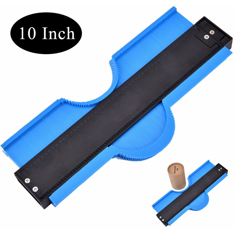 Csparkv - Copieur de Contour Verrouillable 26cm Double Serrure, Copieur de Profil, Jauge de Contour, Jauge de Duplication de Contour, Gabarit de