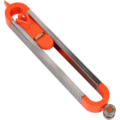 Copieur de Contour Verrouillable, Jauge de Contour Précise, Contour Gauge Profile Tool, Wood Measure Ruler, pour les Mesures Irrégulières
