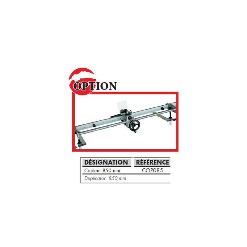 Leman - Copieur Pour Tour à Bois 850mm Cop085