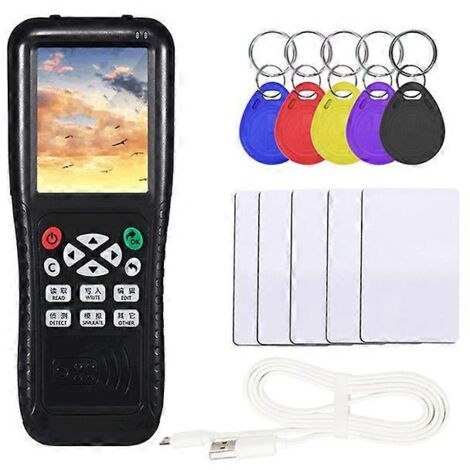 Copieur RFID avec fonction de décodage complète (carte clé UID T5577)