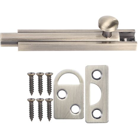 Copper Bolt Latch Lock Home Safety Gate Hardware Window Catch Lock Household Tool