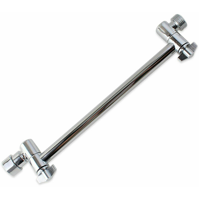 Copper Connection 11' Adjustable Teeth Extended Shower Arm Bracket G1/2 Connection Port