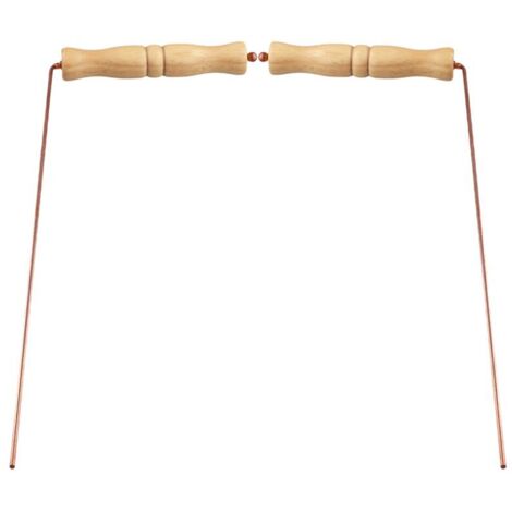 Copper Dowsing Rod Kit for Divination Tools - Natural Wood Handles