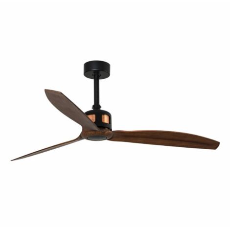 COPPER FAN Ventilador de techo negro/madera 33451