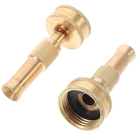 Copper Hose Nozzle Garden Hose Nozzle for Water Misting Use 2Pcs Sprayers
