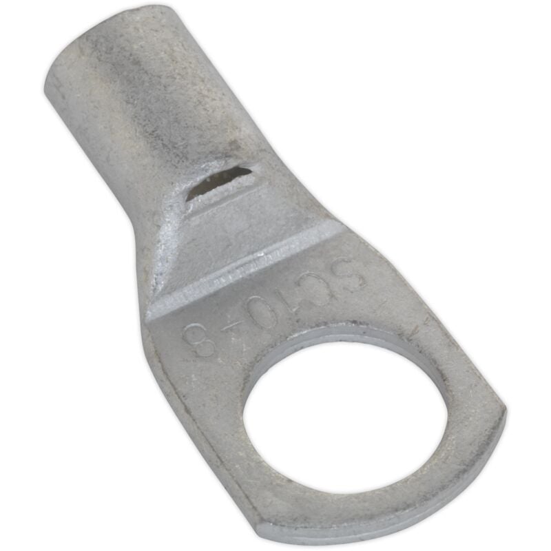 LT108 Copper Lug Terminal 10mm² x 8mm Pack of 10 - Sealey